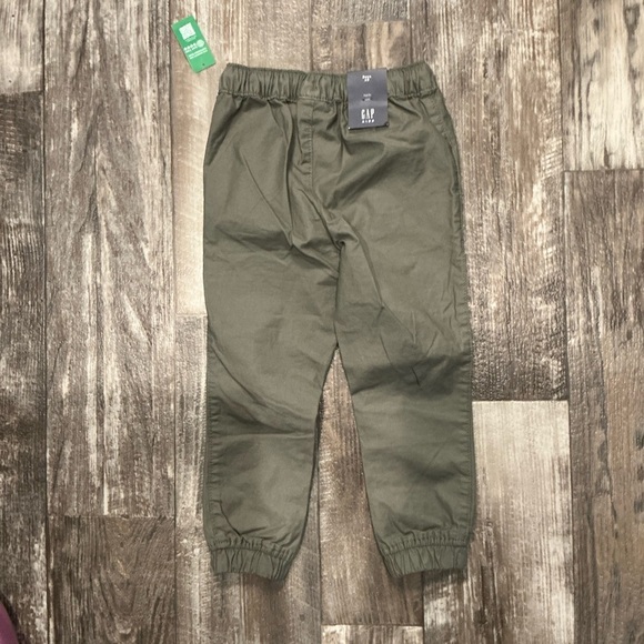 Olive Green Kids Cargo Pants Size XS (4-5) - Picture 4 of 7